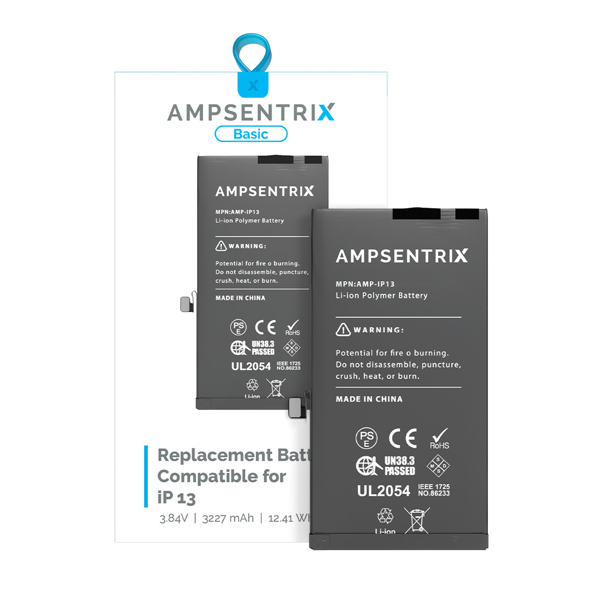 Bateria Ampsentrix Basic iPhone 13